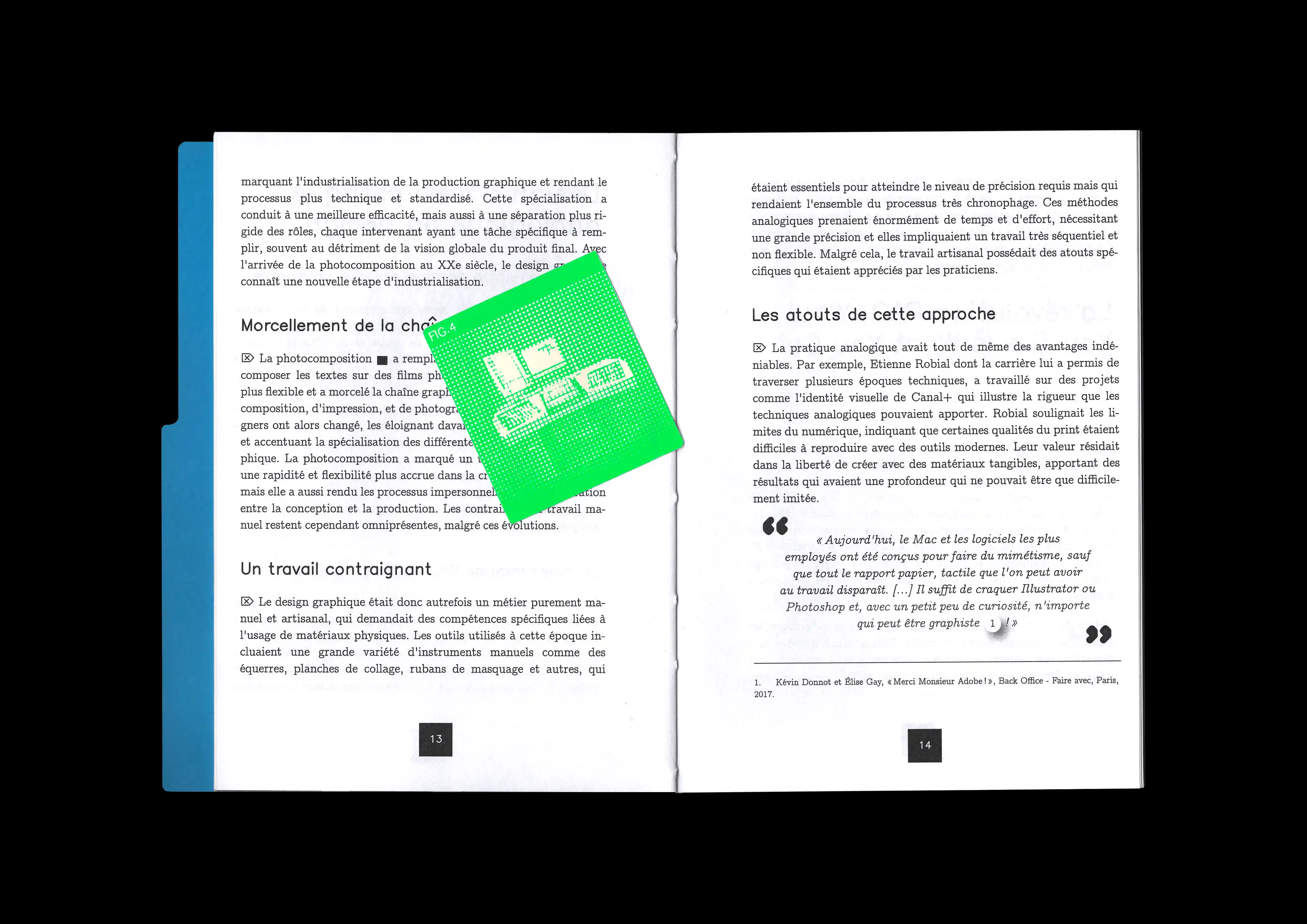 Double page intérieure avec iconographie illustrant les concepts de programmation